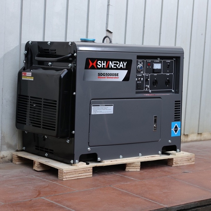 Máy Phát Điện Chạy Dầu 5Kw Shineray SDG5000SE