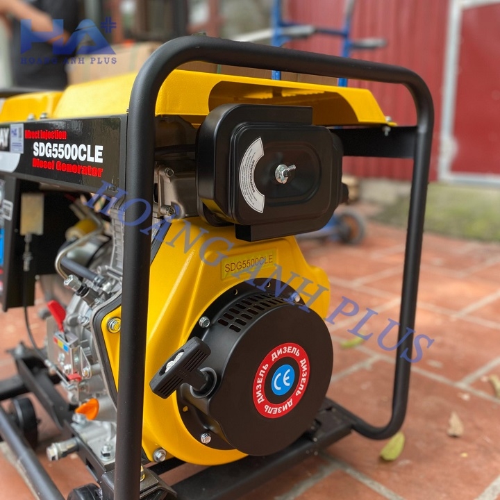 Máy Phát Điện Chạy Dầu 5Kw Shineray SDG5500CLE