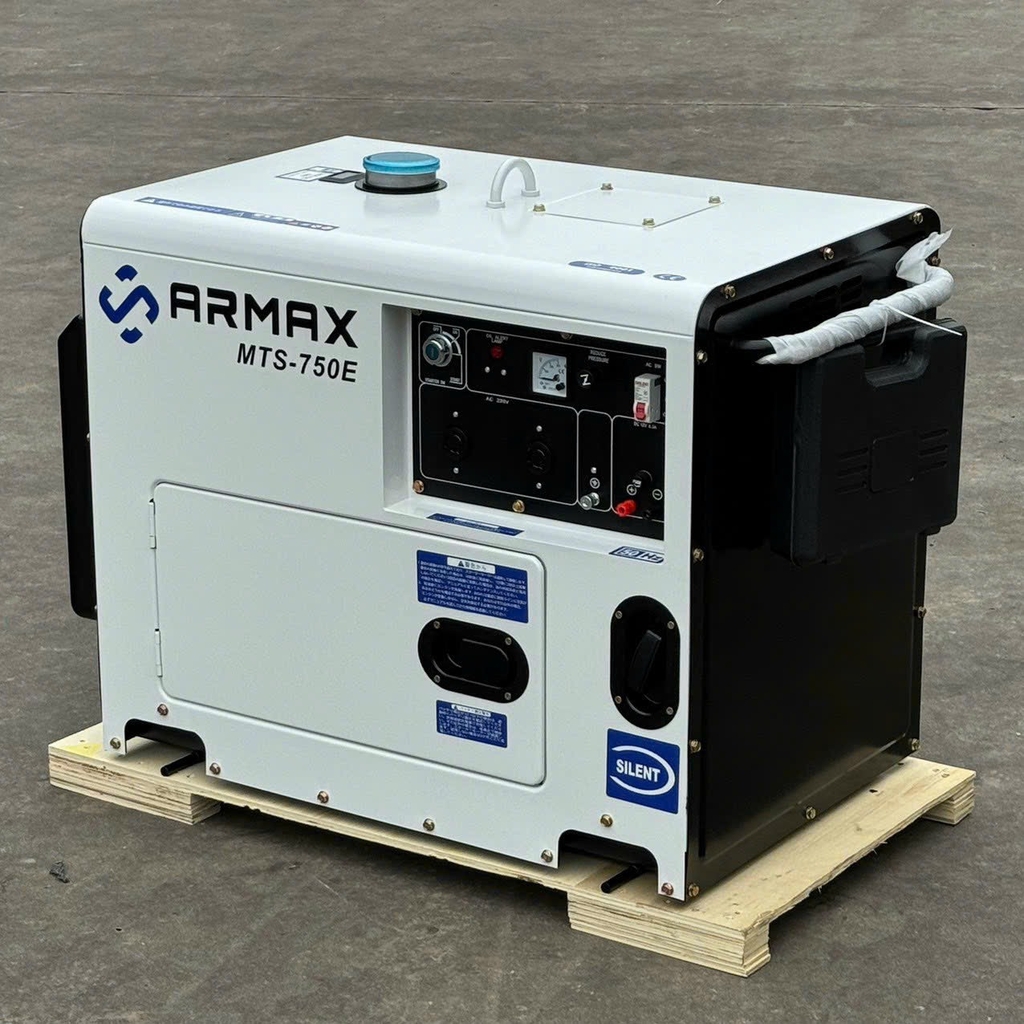Máy Phát Điện Chạy Dầu 6Kw Armax MTS-750E