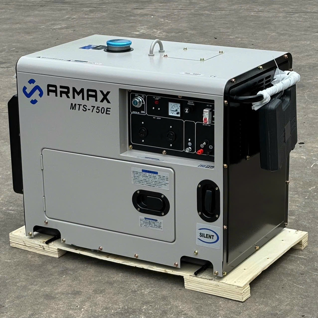 Máy Phát Điện Chạy Dầu 6Kw Armax MTS-750E