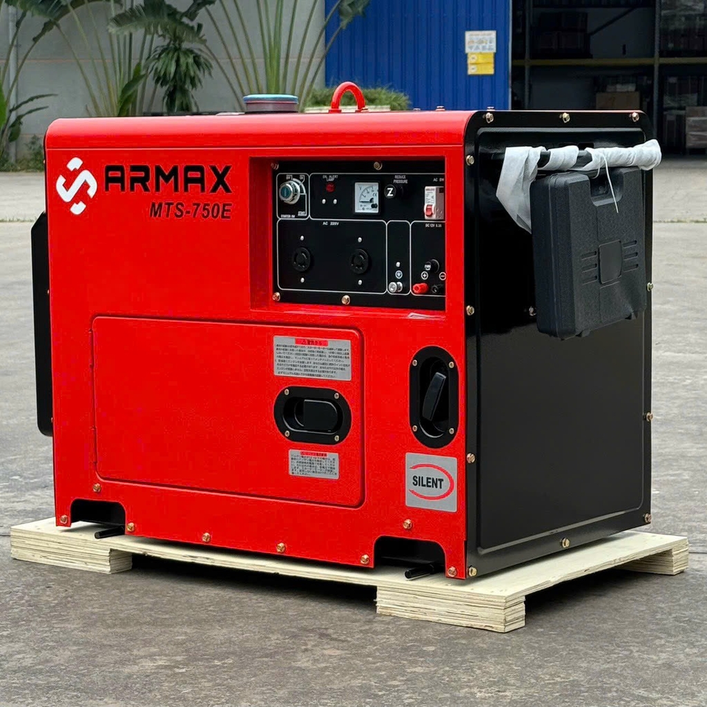 Máy Phát Điện Chạy Dầu 6Kw Armax MTS-750E