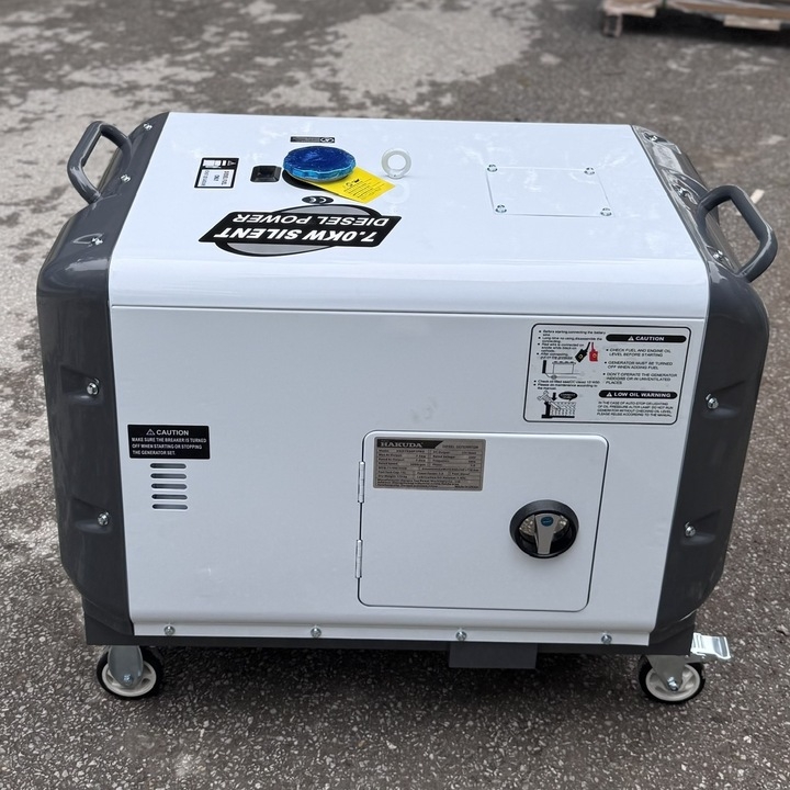 Máy Phát Điện Chạy Dầu 7KW Hakuda HKD7500P1PRO Siêu Cách Âm