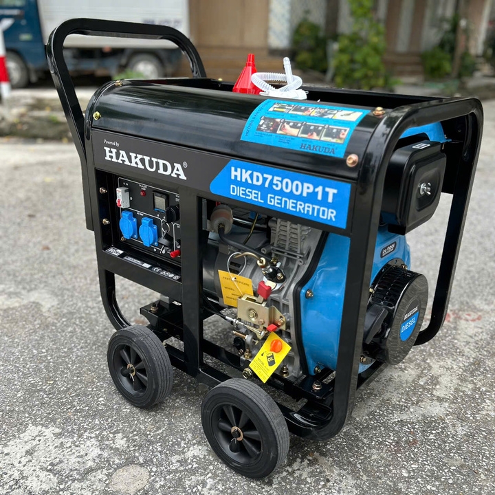Máy Phát Điện Chạy Dầu Hakuda 7KW HKD7500P1T