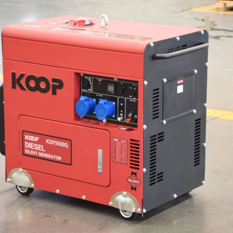Máy Phát Điện Chạy Dầu Koop 7.5Kw(9.3Kva) KDF9500Q