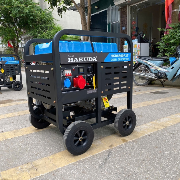Máy Phát Điện Chạy Dầu Hakuda 8KW HKD8500P3T 3 Pha