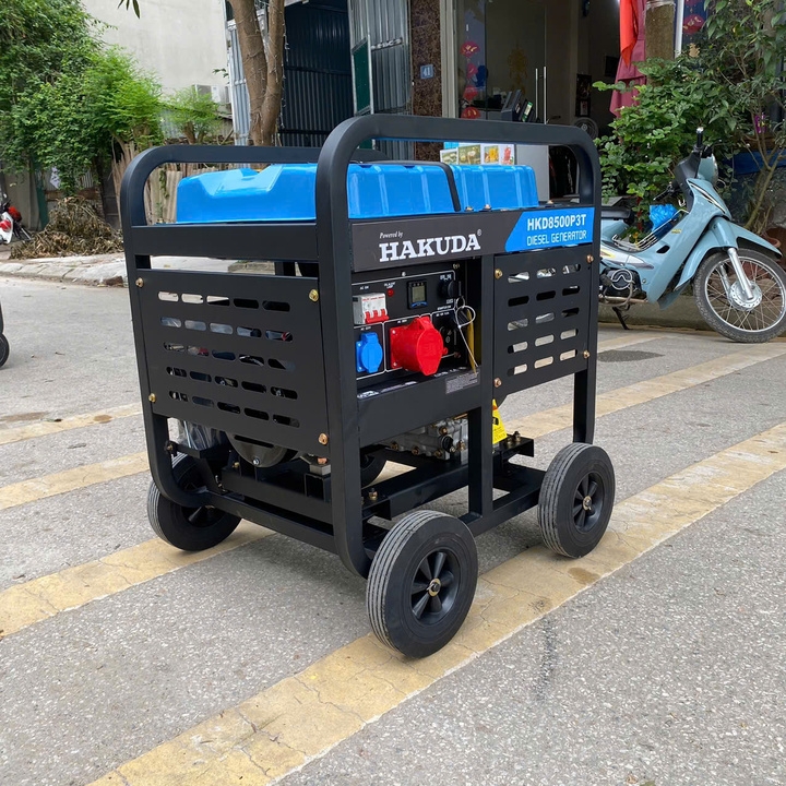 Máy Phát Điện Chạy Dầu 8KW Hakuda HKD8500P3T 3 Pha