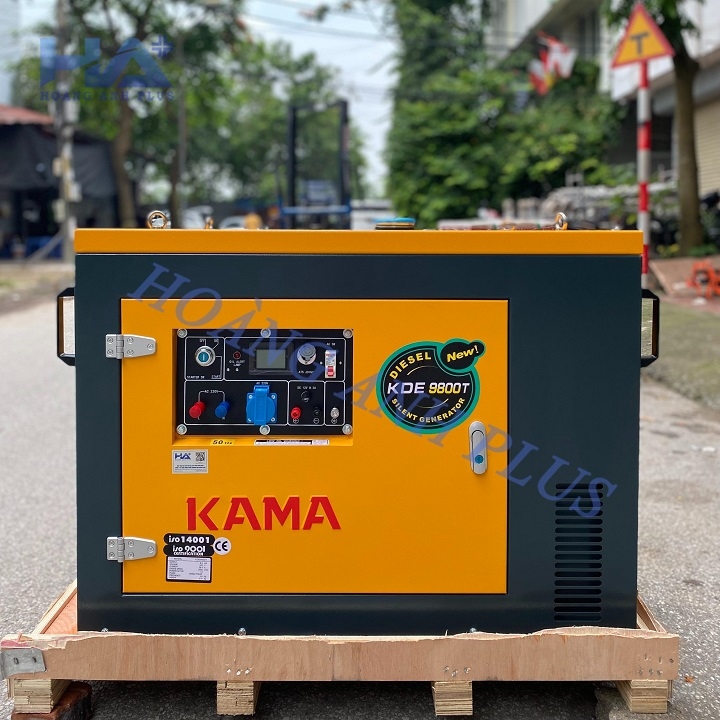 Máy Phát Điện Chạy Dầu 8Kw Kama KDE9800TN Siêu Cách Âm