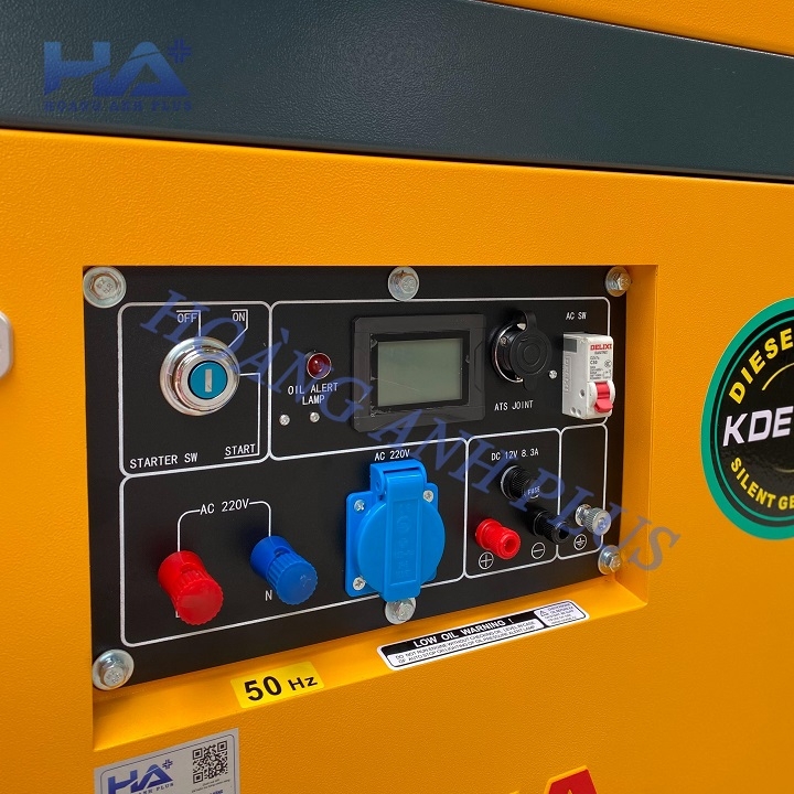 Máy Phát Điện Chạy Dầu 8Kw Kama KDE9800TN Siêu Cách Âm