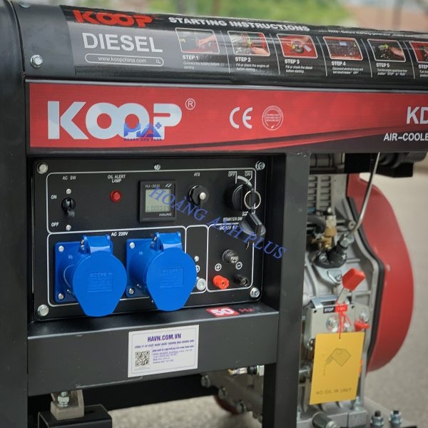 Máy Phát Điện Chạy Dầu Koop 8Kw(10kva) KDF11000XE