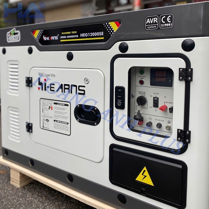 Máy Phát Điện Chạy Dầu HI-EARNS HEG12000SE 9KW