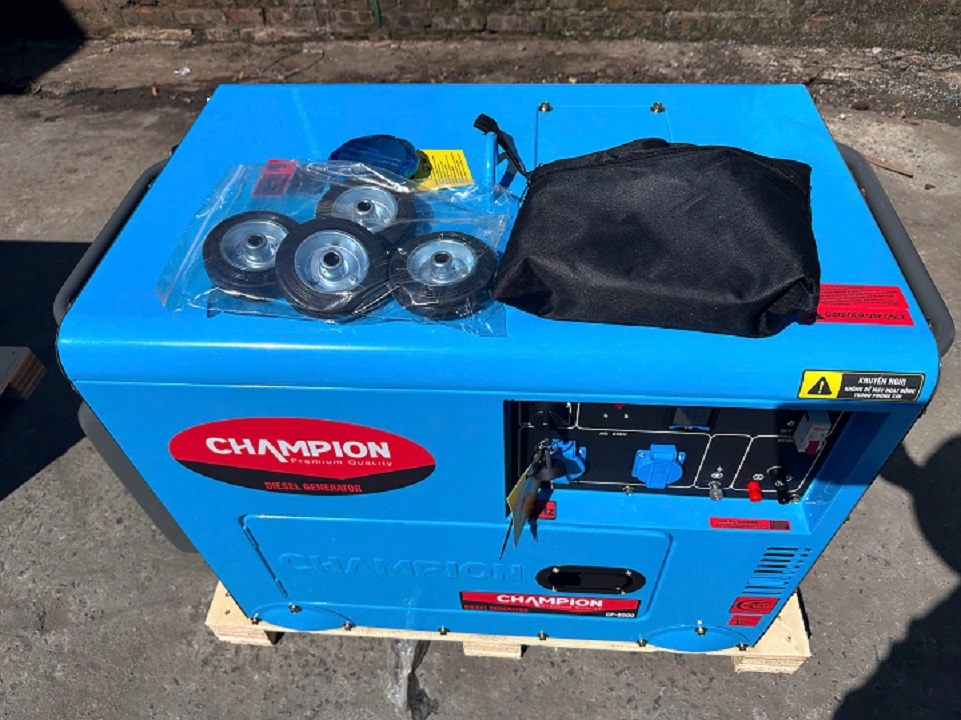 Máy Phát Điện Chạy Dầu Champion 5KW CP-6500 Cách Âm
