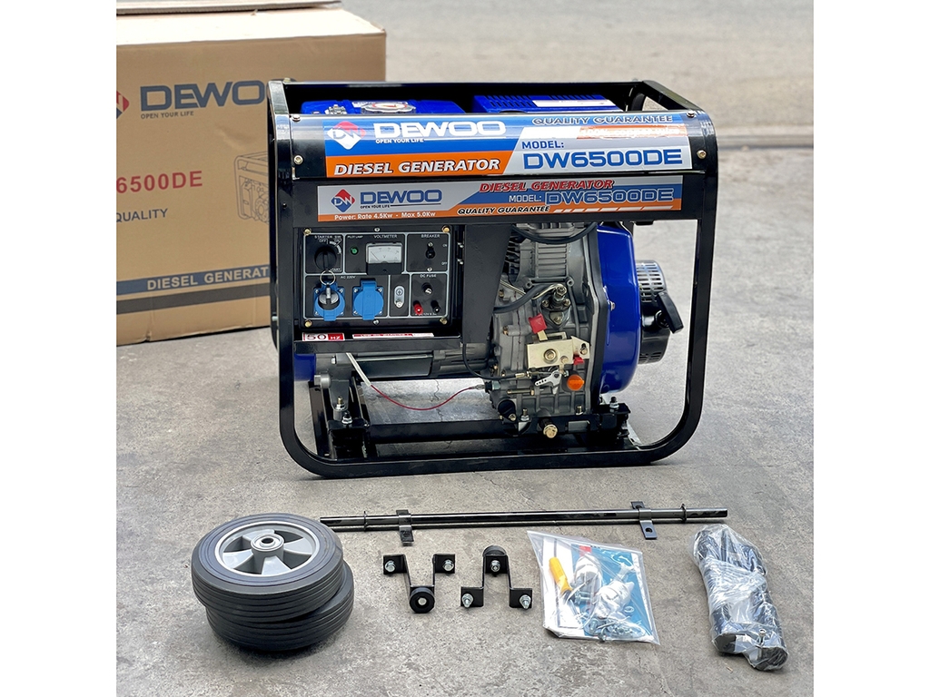 Máy Phát Điện Dầu 5KVA Dewoo DW6500DE