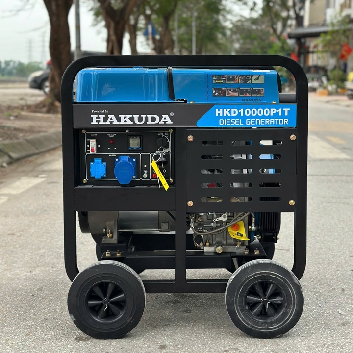 Máy Phát Điện Chạy Dầu 10KW Hakuda HKD10000P1T