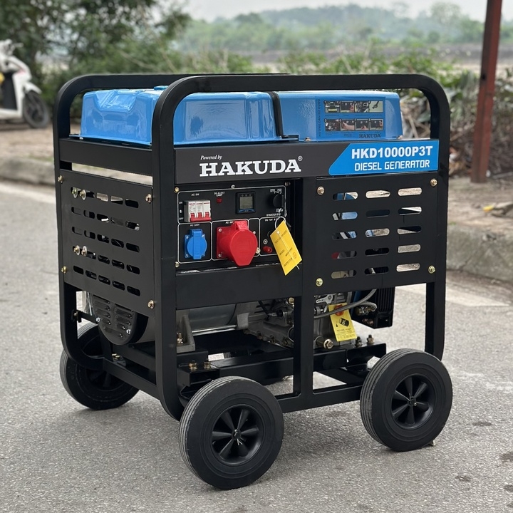Máy Phát Điện Chạy Dầu 10KW Hakuda HKD10000P3T 3 Pha
