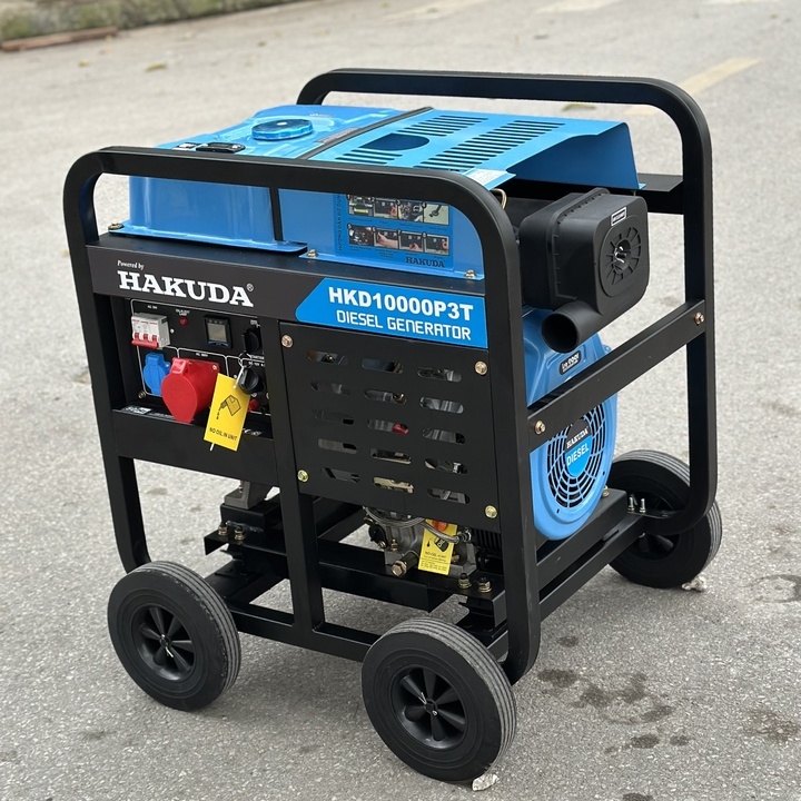 Máy Phát Điện Chạy Dầu 10KW Hakuda HKD10000P3T 3 Pha