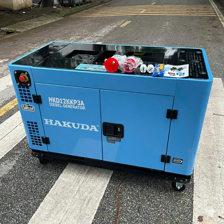 Máy Phát Điện 12Kw Chạy Dầu Hakuda HKD12KP3A 3 Pha