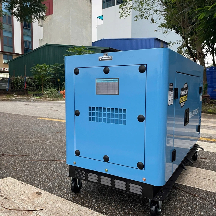 Máy Phát Điện Hakuda 12Kw Chạy Dầu HKD12KP3A 3Pha Siêu Cách Âm