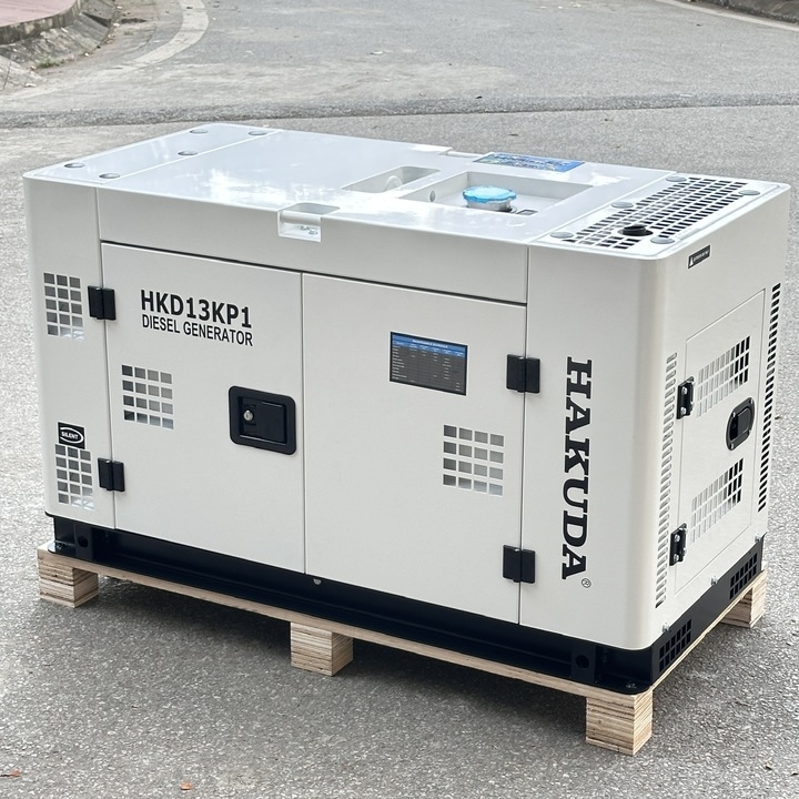 Máy Phát Điện 12KW Hakuda Chạy Dầu HKD13KP1 Siêu Cách Âm