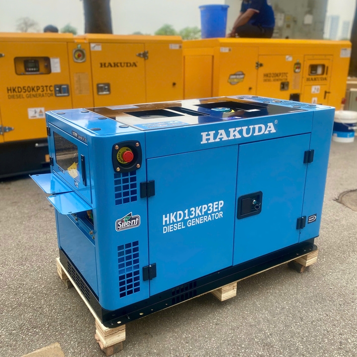 Máy Phát Điện Chạy Dầu 12KW Hakuda HKD13KP3EP 3 Pha