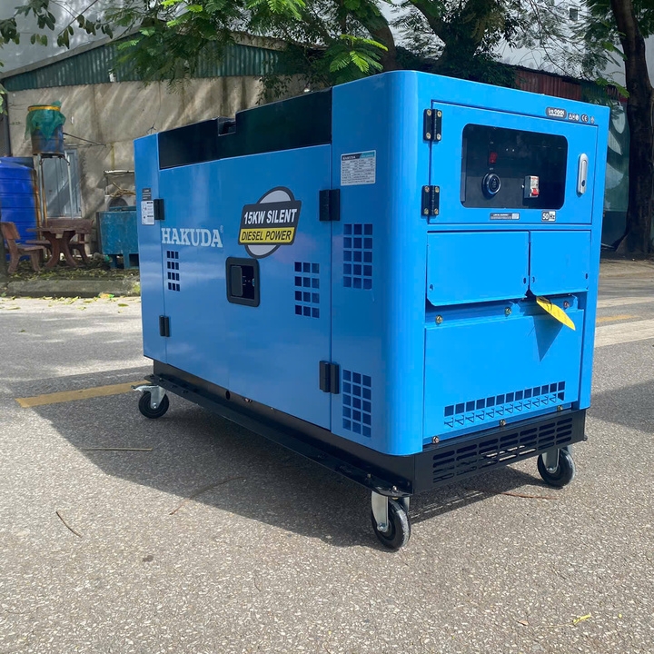 Máy Phát Điện 15KW Chạy Dầu Hakuda HKD15000P1A Siêu Cách Âm