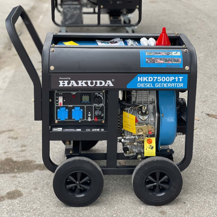 Máy Phát Điện Chạy Dầu Hakuda 7KW HKD7500P1T