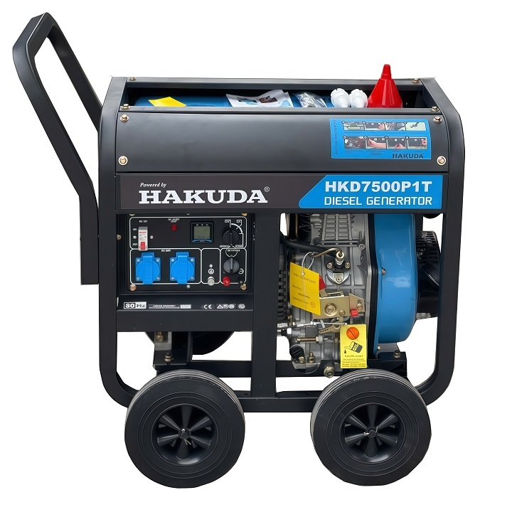 Máy Phát Điện Chạy Dầu Hakuda 7KW HKD7500P1T