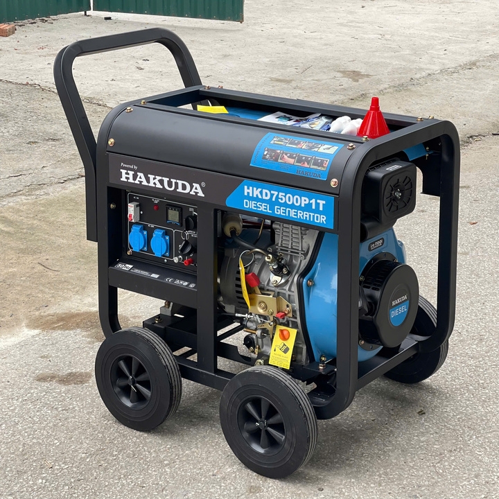 Máy Phát Điện Chạy Dầu Hakuda 7KW HKD7500P1T