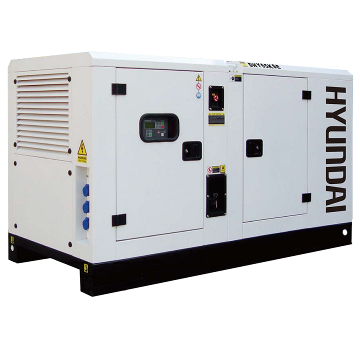 Máy Phát Điện Chạy Dầu Hyundai 50KVA-55KVA DHY55KSE 3 Pha