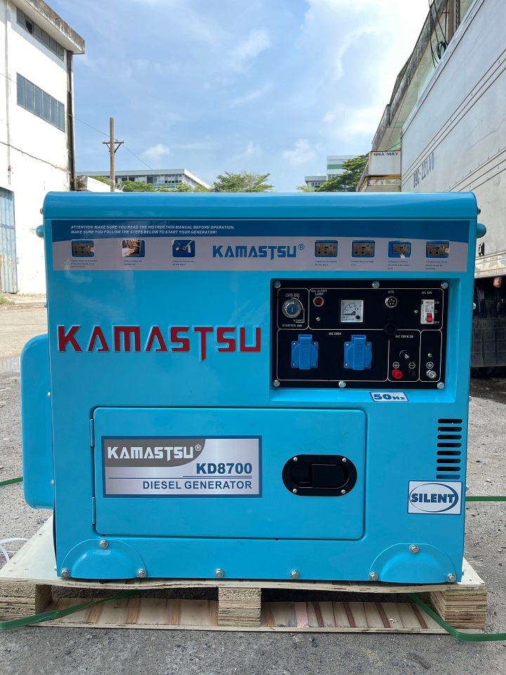 Máy Phát Điện Chạy Dầu Kamastsu 7Kw KD8700