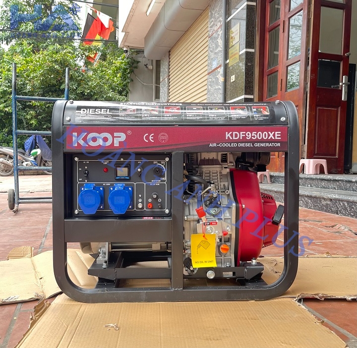 Máy Phát Điện Chạy Dầu Koop 7.5Kw(9.3kva) KDF9500XE Đề