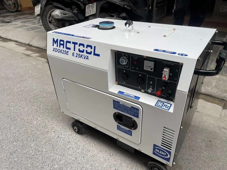 Máy Phát Điện Chạy Dầu Mactool 5Kw XDG-625E
