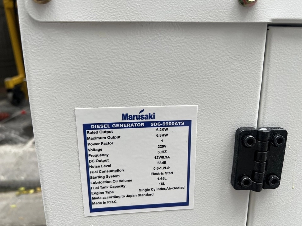 Máy Phát Điện Chạy Dầu Marusaki 6.8Kw SDG-9900ATS