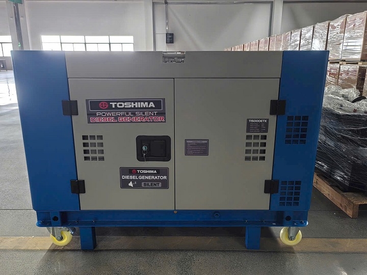 Máy Phát Điện Chạy Dầu Toshima 11KW T15000ETK Đề Nổ