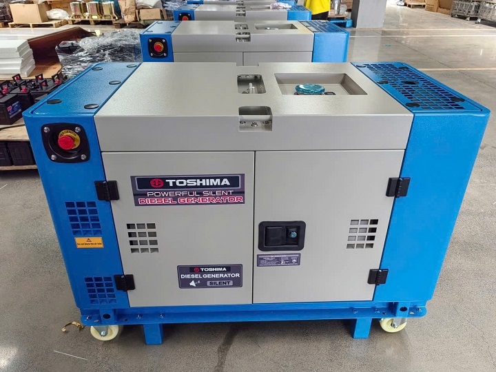 Máy Phát Điện Chạy Dầu Toshima 11KW T15000ETK Đề Nổ