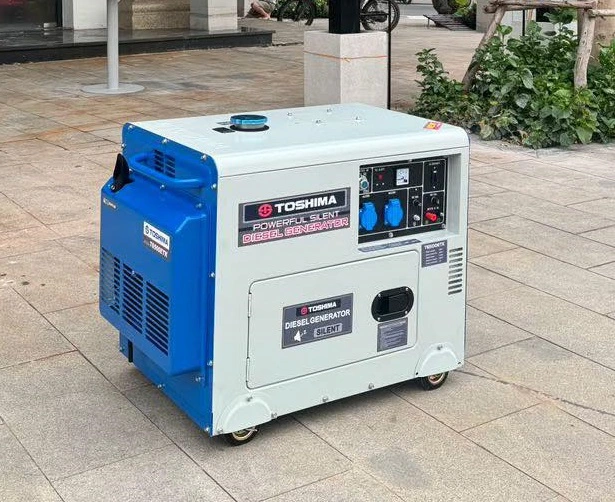 Máy Phát Điện Chạy Dầu Toshima 5KW T6800ETK Đề Nổ