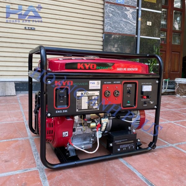 Máy Phát Điện Chạy Xăng 6KW Kyo Power THG7600KXS Có Đề