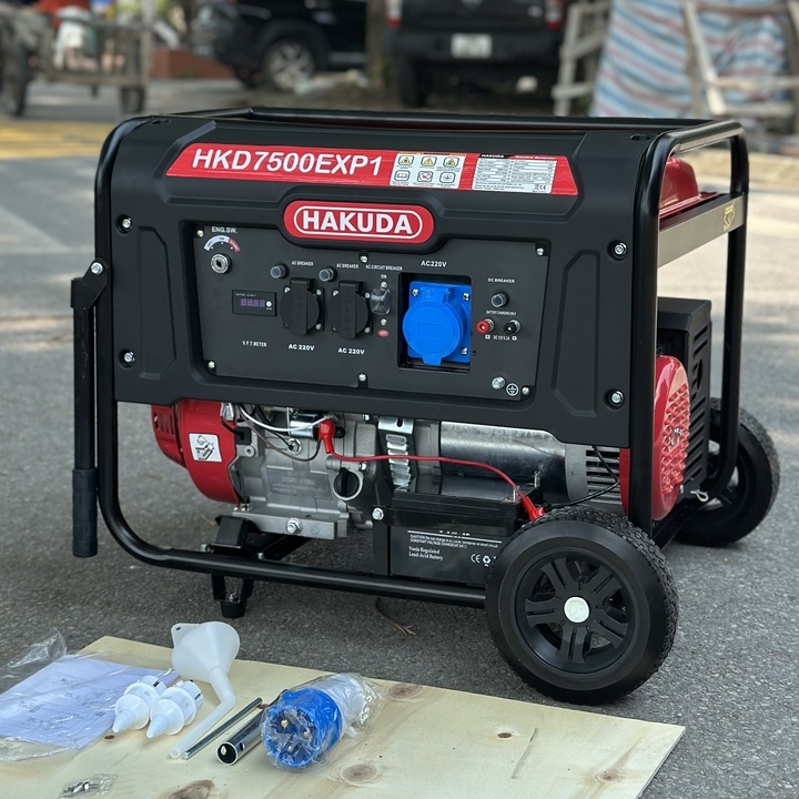 Máy Phát Điện 7KW Chạy Xăng Hakuda HKD7500EXP1