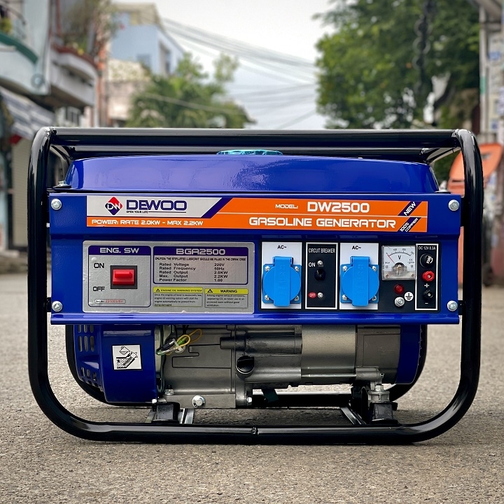 Máy Phát Điện Xăng 2KVA Dewoo DW2500