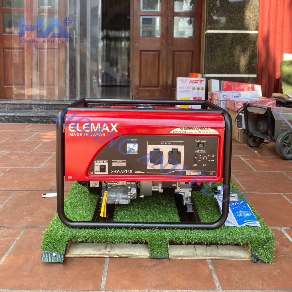 Máy Phát Điện Chạy Xăng Elemax 4.7KVA SH5300EX