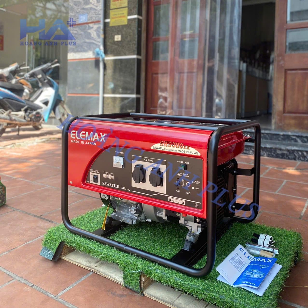 Máy Phát Điện Chạy Xăng Elemax 4.7KVA SH5300EX