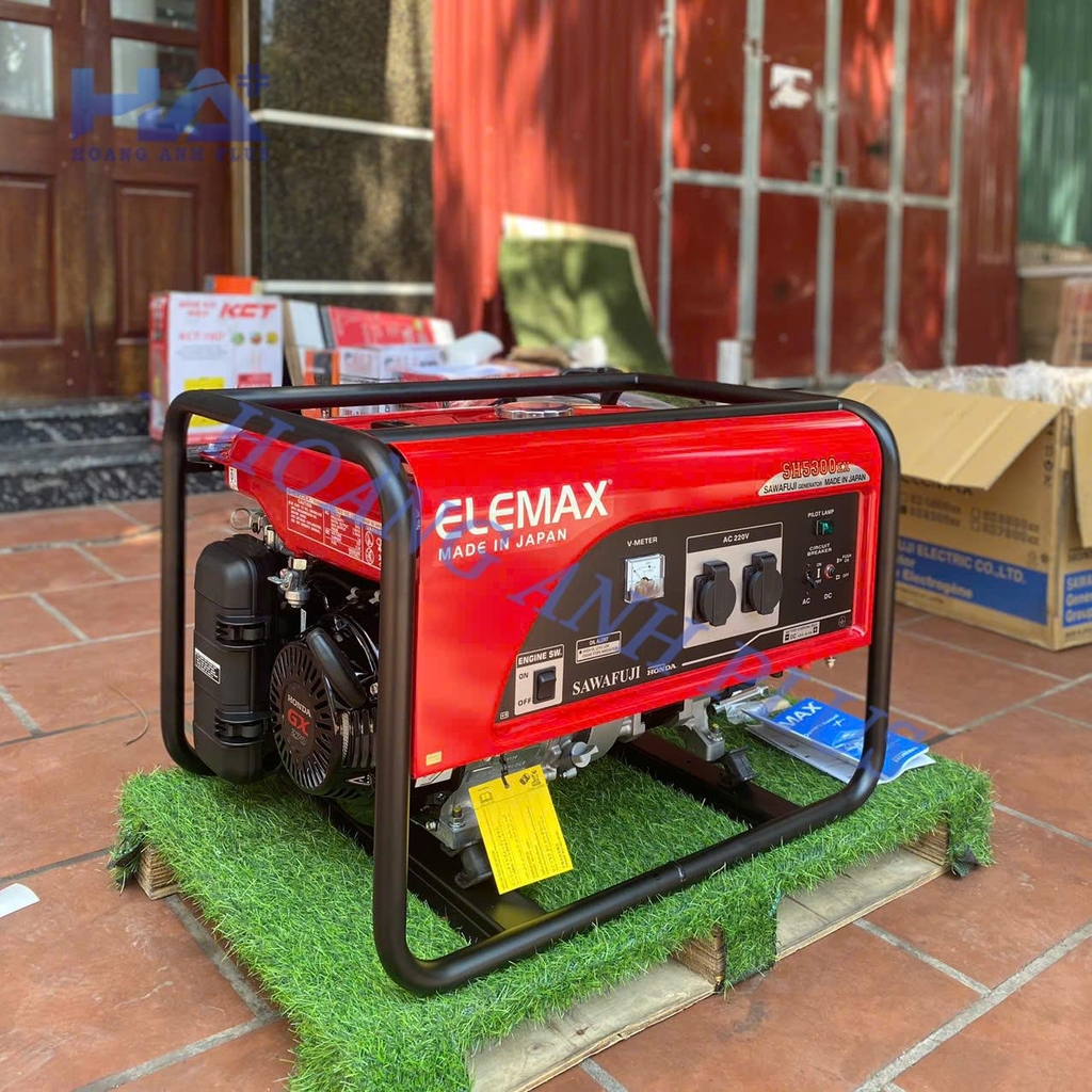 Máy Phát Điện Chạy Xăng Elemax 4.7KVA SH5300EX