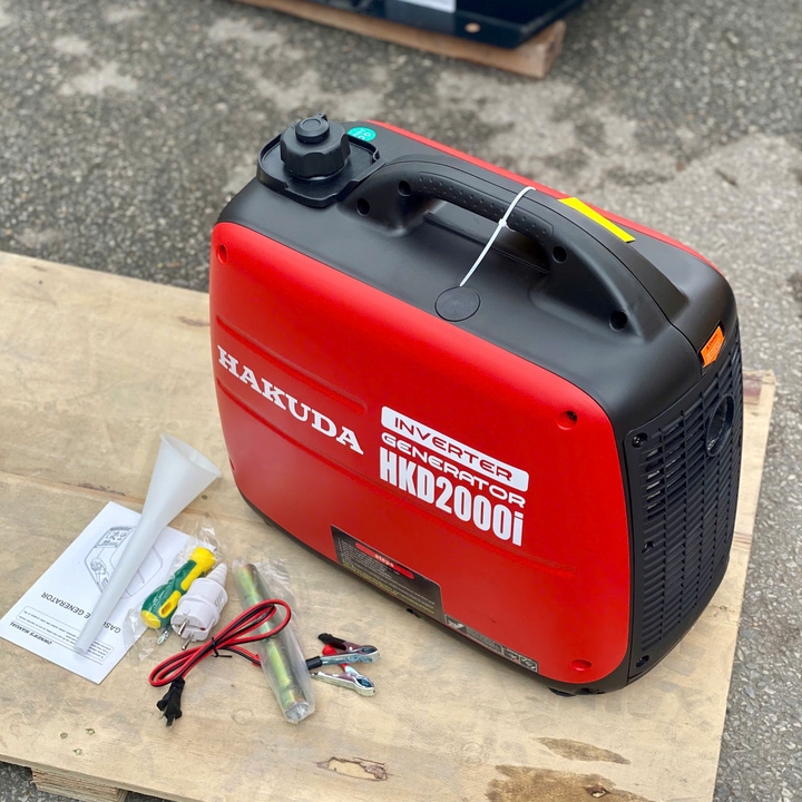 Máy Phát Điện Chạy Xăng Inverter HKD2000I Hakuda 2KW Cách Âm