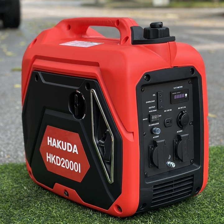 Máy Phát Điện Chạy Xăng Inverter HKD2000I Hakuda 2KW Cách Âm