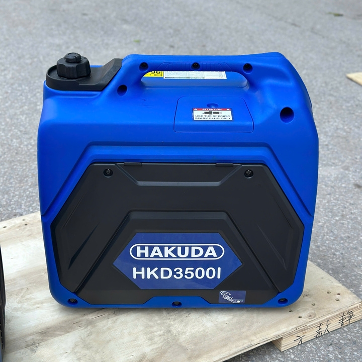 Máy Phát Điện Chạy Xăng 3.5KW Inverter Hakuda HKD3500i Siêu Cách Âm