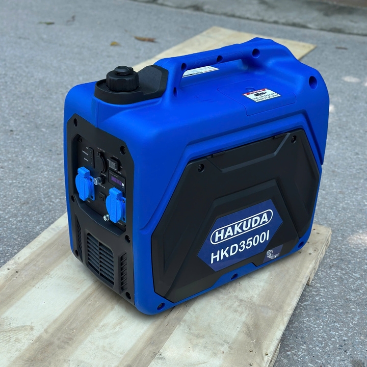 Máy Phát Điện Chạy Xăng 3.5KW Inverter Hakuda HKD3500i Siêu Cách Âm
