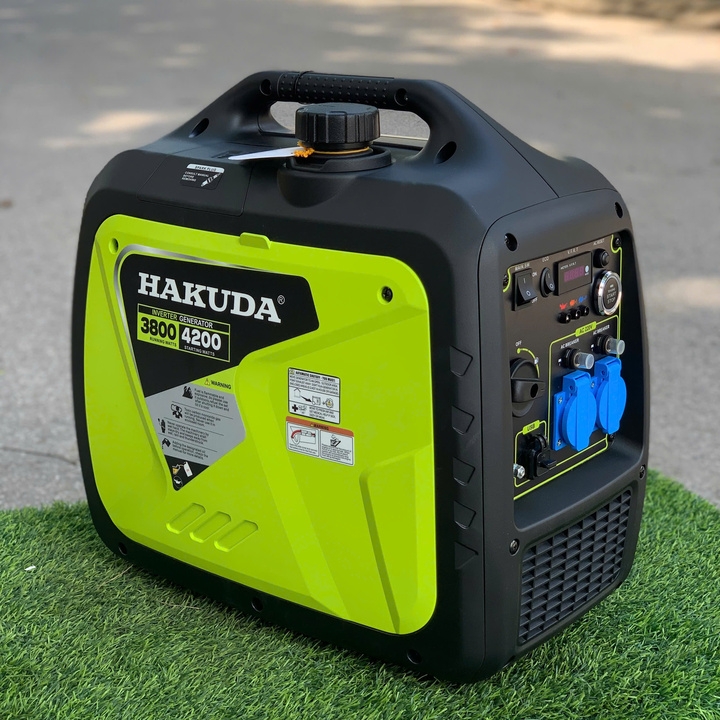 Máy Phát Điện Chạy Xăng Inverter Hakuda 4.2KW HKD4200IEPRO Đề Siêu Cách Âm