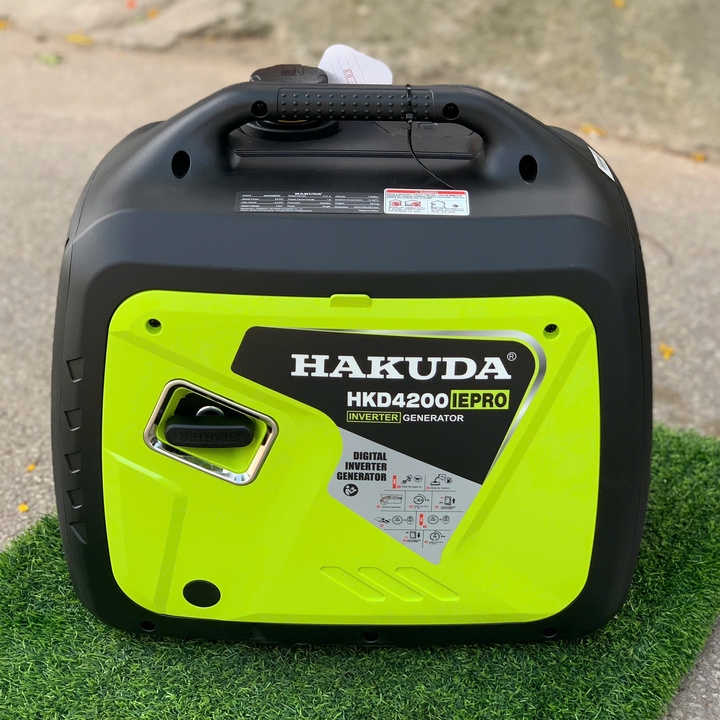 Máy Phát Điện Chạy Xăng Inverter Hakuda 4.2KW HKD4200IEPRO Đề Siêu Cách Âm