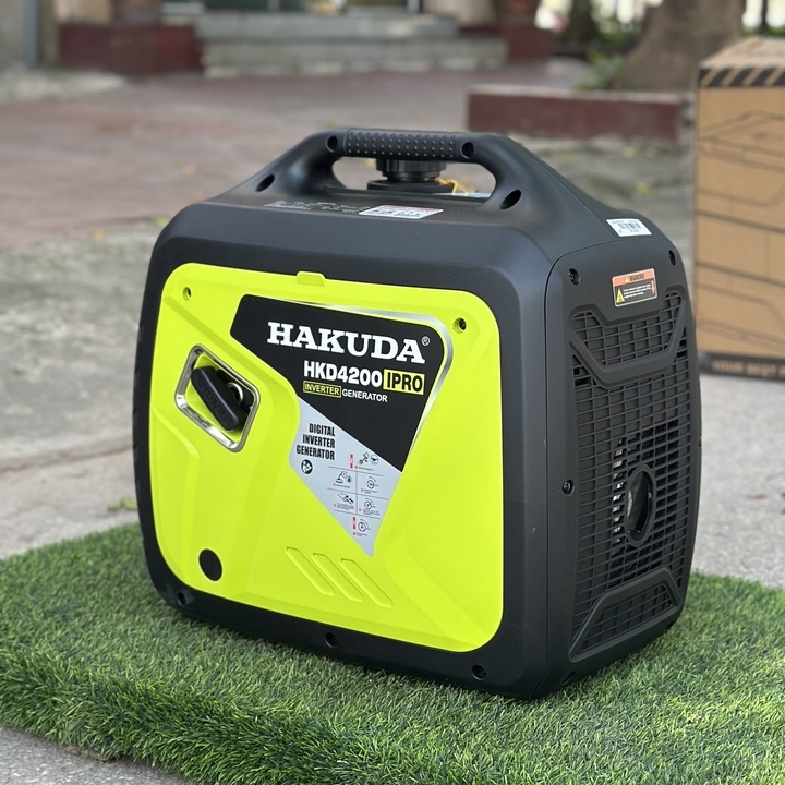 Máy Phát Điện Chạy Xăng Inverter 4.2KW Hakuda HKD4200IPRO Siêu Cách Âm