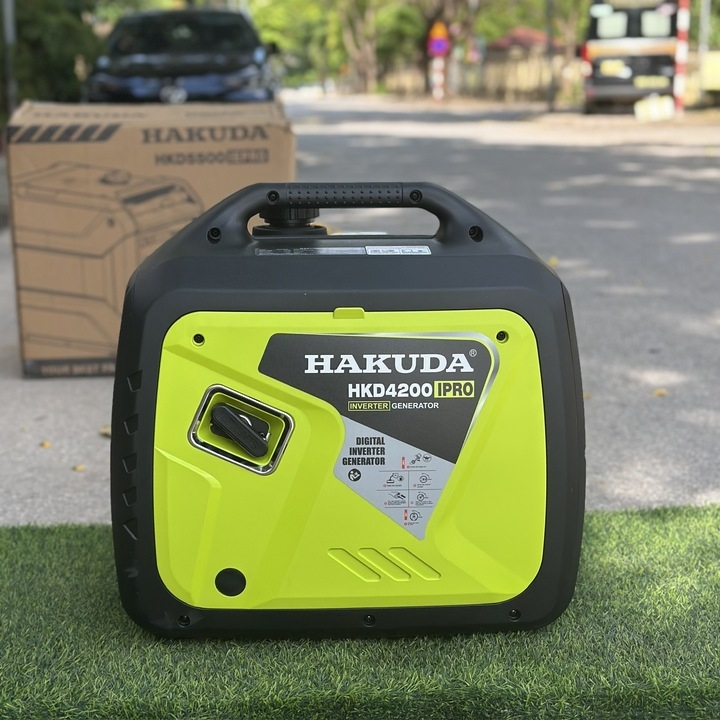 Máy Phát Điện Chạy Xăng Inverter 4.2KW Hakuda HKD4200IPRO Siêu Cách Âm