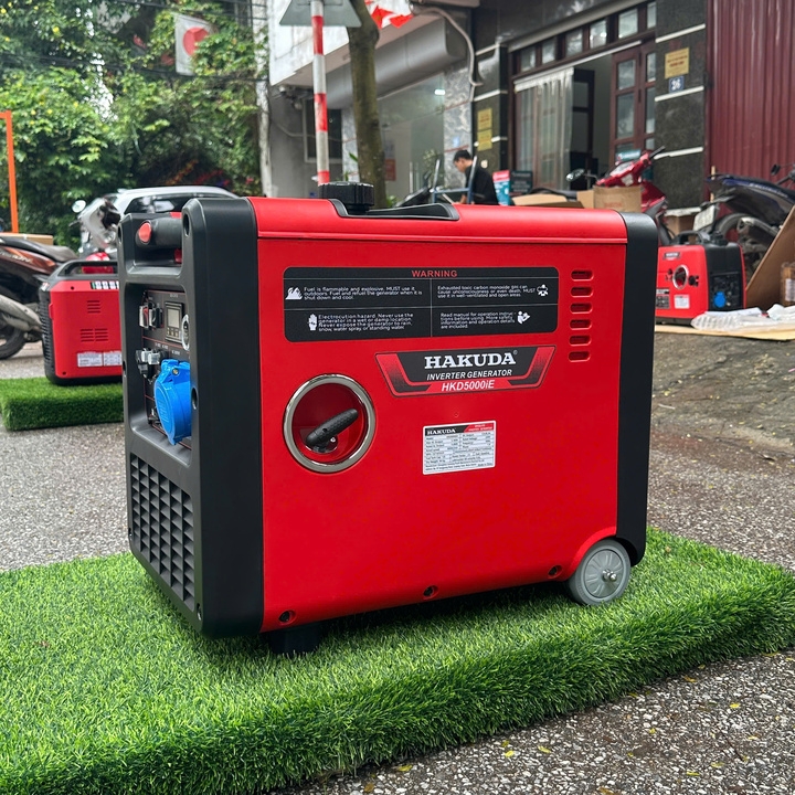 Máy Phát Điện Chạy Xăng Inverter HKD5000IE Hakuda 5KW Siêu Cách Âm